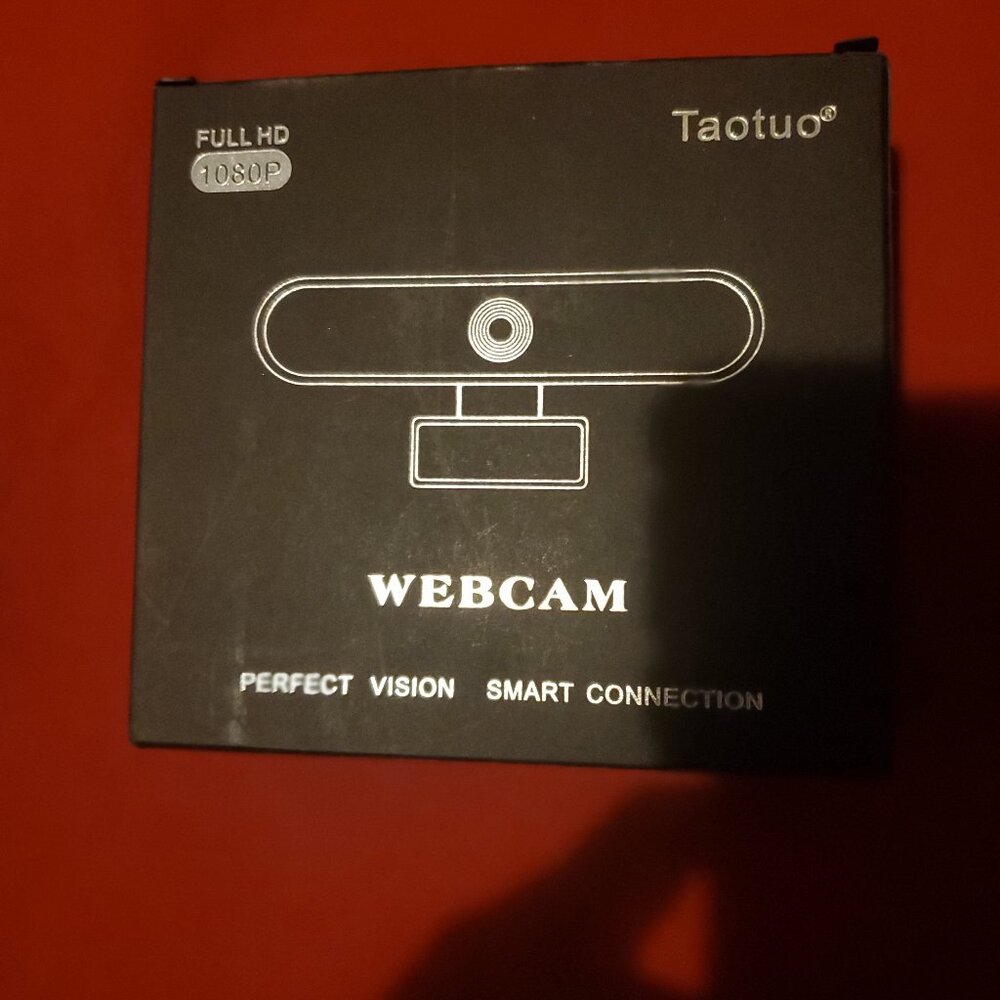 NEW BLACK TAOTUO FULL HD WEBCAM 1080P WEB CAMERA PC LAPTOP